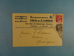 Etablissements Des Fils De J.Lorge Charbons Marériaux De Réemploi Wasmes (1935) - Colfontaine