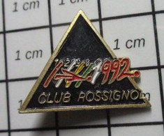 1415c Pin's Pins / Beau Et Rare / SPORTS / SKI HIVER 1992 CLUB ROSSIGNOL - Sports D'hiver