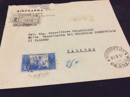 ITALIA  Storia Postale   Chianciano 30 Lire Isolato - Libië