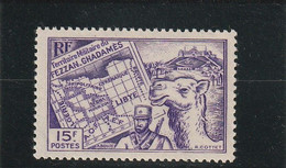 FEZZAN  Carte  N° 38 ** - Unused Stamps