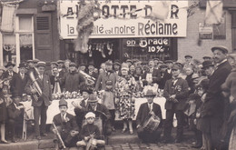 Gilly  Charleroi CARTE PHOTO   A La Botte D'Or  Rue De Lodelinsart 1° Braderie - Charleroi