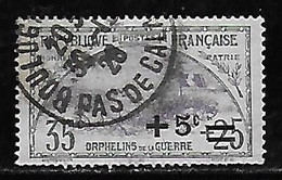 N° 166 AU PROFIT DES ORPHELINS DE LA GUERRE OBLITERE COTE 16,50 € - Oblitérés