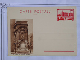 BG7 FRANCE BELLE CARTE ENTIER RR 1941++PARIS LA FONTAINE MOLIERE +NON VOYAGEE - Otros & Sin Clasificación