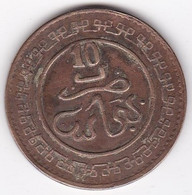 Protectorat Français, 10 Mazunas (Mouzounas) HA 1321 - 1903 FEZ. 1er Type., Frappe Médaille, Lec# 88 - Morocco