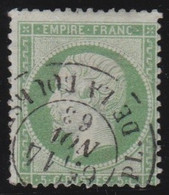 France   .    Y&T   .   20    .     O     .    Oblitéré - 1862 Napoléon III