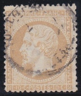 France   .    Y&T   .   21      .     O     .    Oblitéré - 1862 Napoleon III