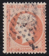 France   .    Y&T   .   23     .    O    .    Oblitéré - 1862 Napoléon III.
