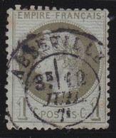 France   .    Y&T   .   25        .   O    .    Oblitéré - 1863-1870 Napoléon III Lauré
