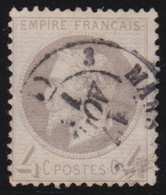 France   .    Y&T   .   27   (2 Scans)     .   O    .   Oblitéré - 1863-1870 Napoléon III Con Laureles