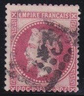 France   .    Y&T   .   32   .     O     .   Oblitéré - 1863-1870 Napoléon III Lauré