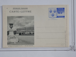 BG7 FRANCE BELLE CARTE ENTIER RRR 1930++  VERSAILLES + CHANTILLY  ++ NON VOYAGEE++ - Other & Unclassified