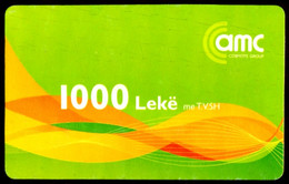 SCHEDA TELEFONICA PHONECARD USED ALBANIA MOBILE COMPANY LOGO 1000 L 23/11/2011 - Albania