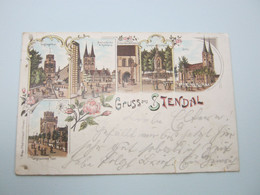 STENDAL  ,  Schöne Karte  Um 1897 - Stendal