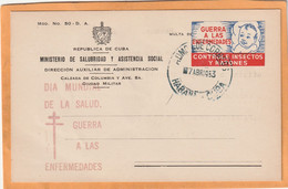 Cuba 1953 Card - Briefe U. Dokumente