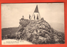 ZRY-34 District De Nyon, Sommet Dôle, Point Trigonométrique, TRES ANIME. Durgnat St.-Cergue 6444 Jura Vaud. Circ. 1923 - Nyon