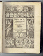 1631 BIBLIA SACRA VULGATAE EDITIONIS BIBLE SACREE EDITEE A ANVERS ANTWERPEN EDITEUR BALTHASAR MORETUS - Livres Anciens