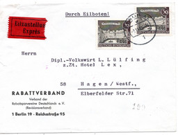 61445 - Berlin - 1965 - 2@50Pfg Alt-Berlin A EilBf BERLIN -> HAGEN - Storia Postale