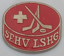 Switzerland Swiss Ice Hockey Association Schweizerischer Eishockeyverband SEHV Ligue Suisse De Hockey Sur G   PINS A10/3 - Sports D'hiver