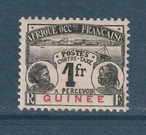 ⭐ Guinée - Taxe - YT N° 15 * - Neuf Avec Charnière - 1906 / 1908 ⭐ - Unused Stamps