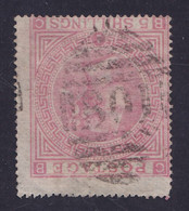 Great Britain Used Abroad Egypt 1867 Mi. 35, SG. Z41, 5 Sh. Victoria Plate 1. Duplex 'B01' Alexandria Cancel (3 Scans) - Abarten & Kuriositäten