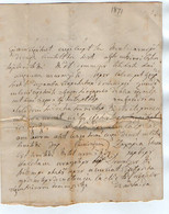 VP20.712 - 1871 - Roumanie - BUCURESTI ? - Lettre De Mr ZAMFIROLU - Manuscrits