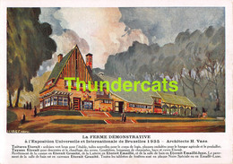 CPA LA FERME DEMONSTRATIVE A L'EXPOSITION UNIVERSELLE DE BRUXELLES 1935 - Expositions Universelles