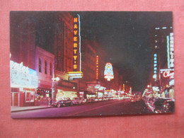 Night View  Main Street.   Little Rock Arkansas > Little Rock     Ref 5797 - Little Rock