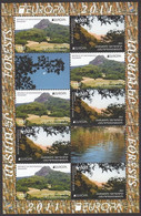 Europa Cept - 2011 - Nagorno Karabakh - 1.Sheetlet Of 4 Set With Labels (Forests) ** MNH - 2011