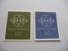 TIMBRES   ALLEMAGNE   EUROPA  1959    N  193 / 194   COTE  2,50  EUROS   NEUFS  LUXE** - 1959