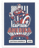 CARTE STICKER MARVEL LECLERC 2020 - N° 072 - CAPTAIN AMERICA - Marvel