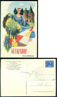 Nederland 1952 Ansichtkaart Keukenhof - Lisse - Lisse