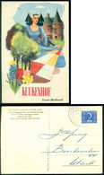 Nederland 1952 Ansichtkaart Keukenhof - Lisse - Lisse