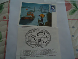 GERMANY POLAR MAXIMUM CARDS POLAR KOLN 1 1981 2SCAN - Altri Modi Di Trasporto