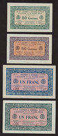 BB (1914/1924) Chambre De Commerce D'Alençon Et De Flers (Dpt 61) Série Complète De 4billets En 1915 - Chamber Of Commerce