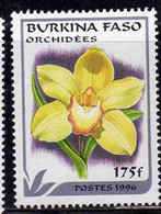 BURKINA FASO 1996 FLORA FLOWERS FIORI FLEURS ORCHIDS VARIOUS 175fr MNH - Burkina Faso (1984-...)