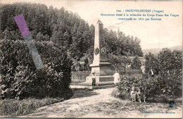 BROUVELIEURES Monument à La Mémoire Du Corps Franc Des Vosges - Brouvelieures