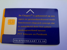 NETHERLANDS  ADVERTISING CHIPCARD HFL  2,50   / CHIPPER/ 1E DRUK      CKD 077 MINT    ** 11626** - Privadas