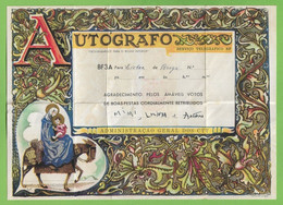 História Postal - Filatelia - Autógrafo - Telegrama - Telegram - Natal - Christmas - Noel - Philately - Portugal - Briefe U. Dokumente