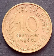 Pièce De 10 Centimes Marianne 1963 - 10 Centimes