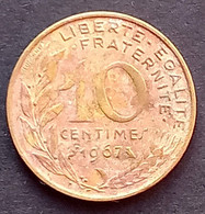 Pièce De 10 Centimes Marianne 1967 - 10 Centimes