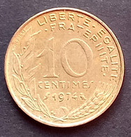 Pièce De 10 Centimes Marianne 1974 - 10 Centimes