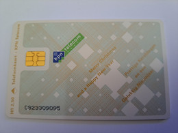 NETHERLANDS  ADVERTISING CHIPCARD HFL  2,50   / KERSTKAART KPN TELECOM        CKD 138  MINT    ** 11630** - Privé