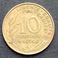 Pièce De 10 Centimes Marianne 1975 - 10 Centimes