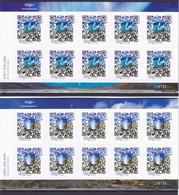 Europa Cept - 2012 - Island, İceland - 2.Sheetlet Of 10 Set (Visit) Self-Adhesive ** MNH - 2012