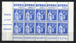 Col25 Bande Publicitaire PUB N° 368 Type I Neuf XX MNH Cote 72,00 € - Unused Stamps