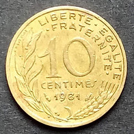 Pièce De 10 Centimes Marianne 1981 - 10 Centimes