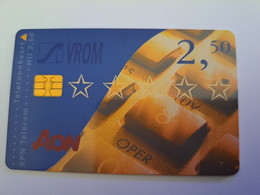 NETHERLANDS  ADVERTISING CHIPCARD HFL  2,50   / AON NEDERLAND GROUP PROGRAMS         CRD 626   MINT    ** 11631** - Privé