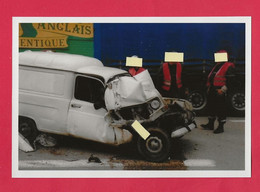 BELLE REPRODUCTION D'APRES UNE PHOTO ORIGINALE - RENAULT 4L FOURGONNETTE - R 4 R4 - Auto's