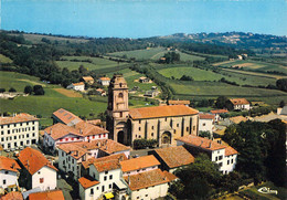 64 - Urrugne - Vue Générale Aérienne Avec L'église En Gros Plan - Urrugne