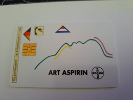 NETHERLANDS / GERMANY  ADVERTISING CHIPCARD / ART ASPIRIN/BAYER   Hfl 2,50 Mint  ** 11643** - Privadas
